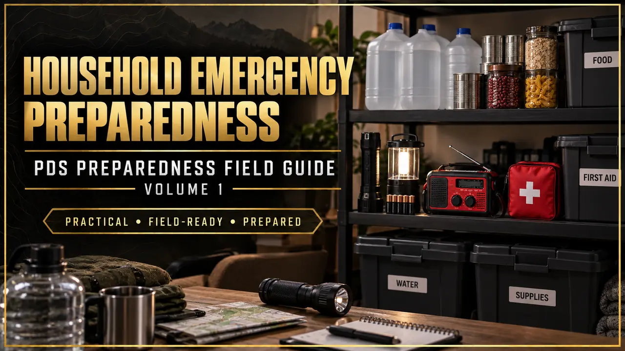 Household Emergency Preparedness, PDS Preparedness Field Guide Volume 1
