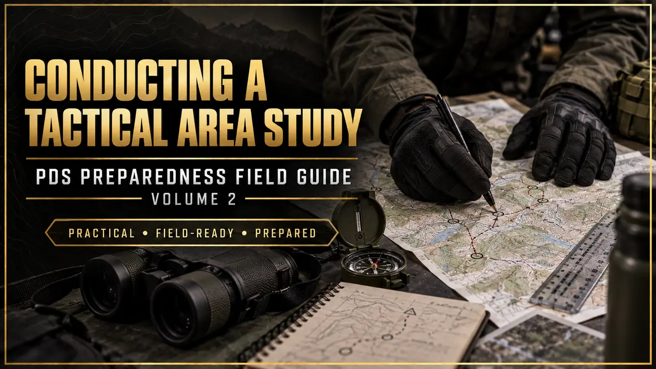 Conducting a Tactical Area Study, PDS Preparedness Field Guide Volume 2